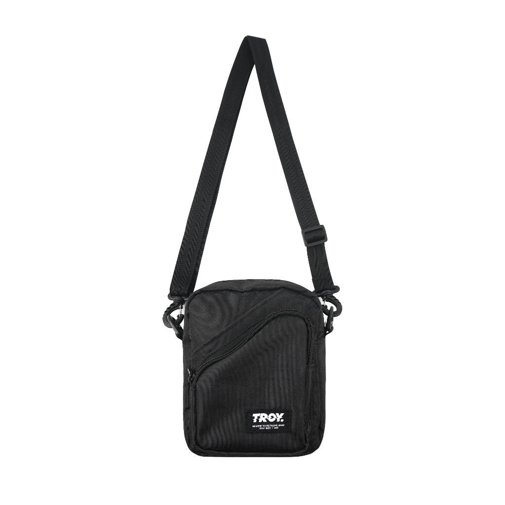 Troy Company Sling Bag Black Alpa - Slingbag Hitam Tas Selempang Hitam SBD 3533