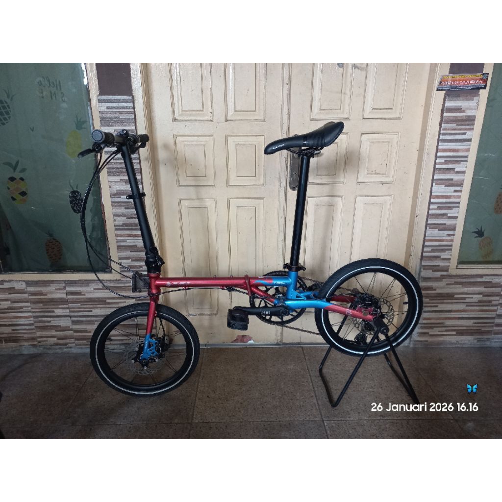 sepeda lipat element Troy 10 speed second