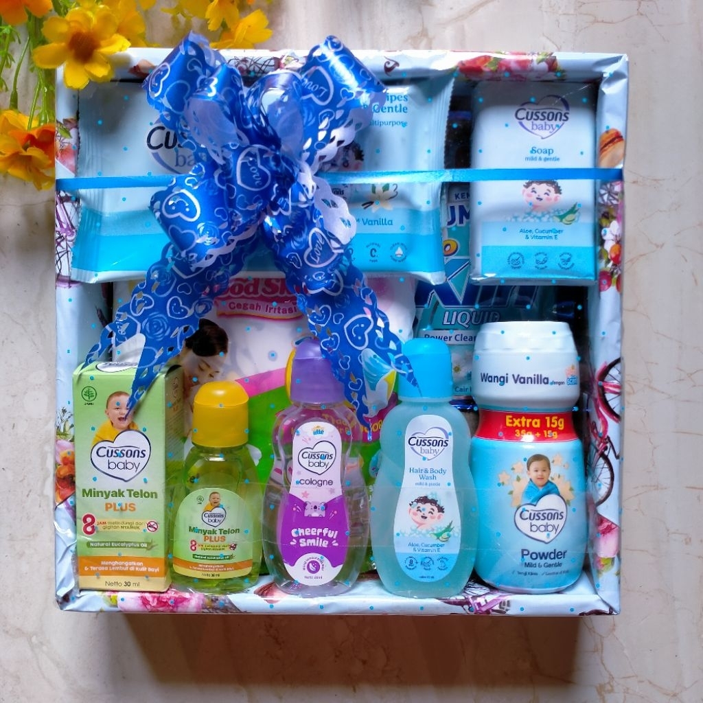 HARGA MURAH parsel bayi murah paket sabun bedak bayi kado bayi lahir baby gift set hampers bayi