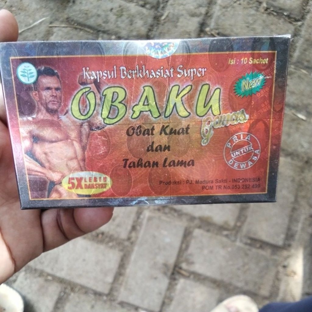 Kapsul Obaku Asli - Peningkatan Stamina, Mendukung Vitalitas, Membantu Ereksi