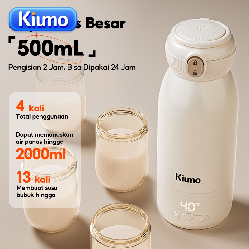 Kiumo pemanas asi portable milk warmer penghangat susu bayi alat penghangat susu bayi 2in1 portable 