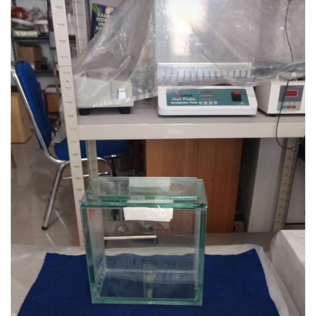 Chamber KLT  untuk uji Kromatografi lapis tipis KLT lokal 20x20cm