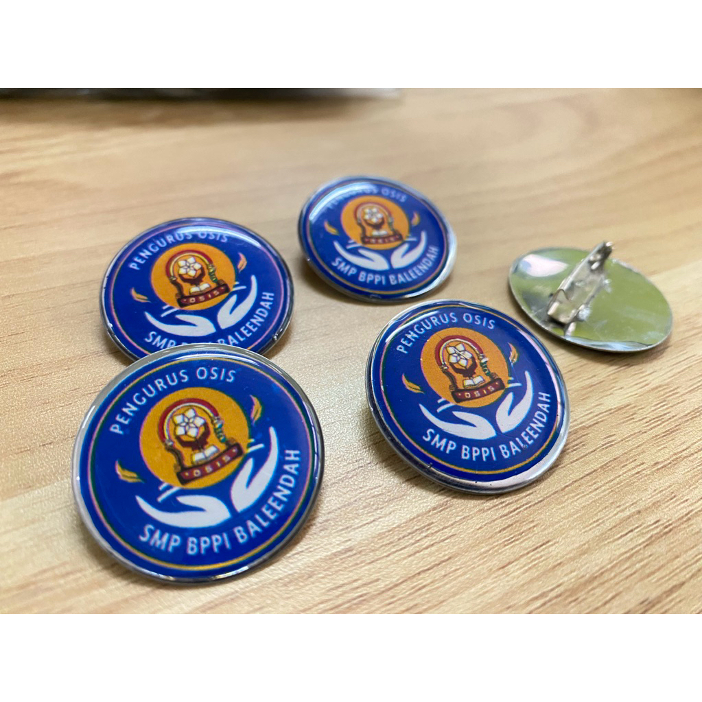 Pin Peniti Custom Logo dengan Bahan logam dan Aluminium, Anti Karat
