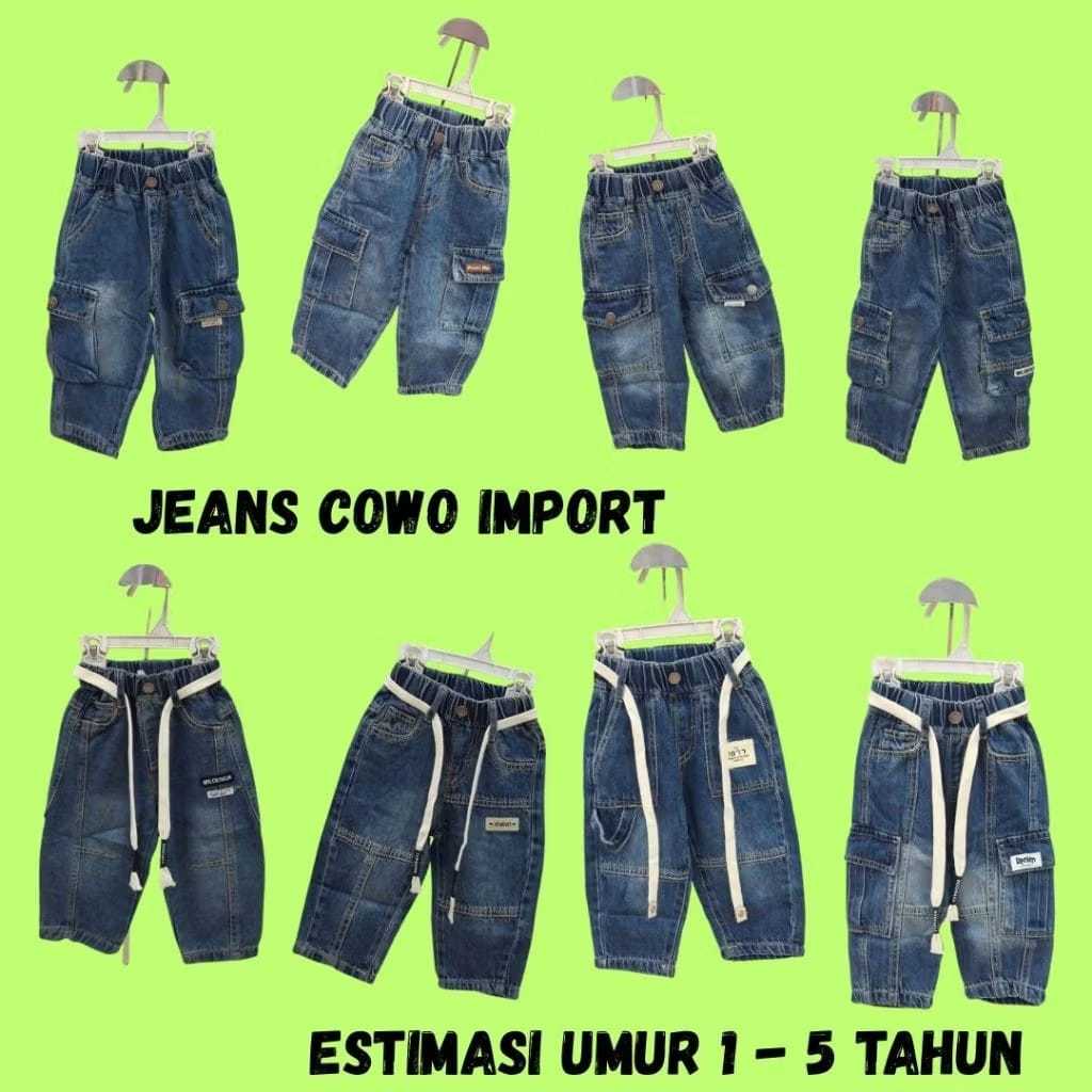 CELANA JEANS ANAK COWOK IMPORT (1-5 TAHUN)