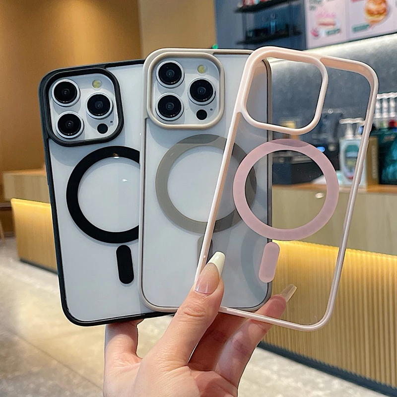 [+PACKING BOX ORI] PREMIUM SLIM MAGSAFE CLEAR CASE FOR IPHONE X XR XS MAX 11 12 13 14 15 16 PRO MAX 
