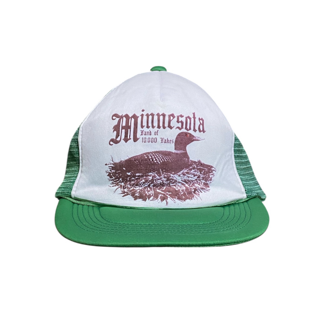 Vintage Trucker Snapback “Minnesota” Fishing cap