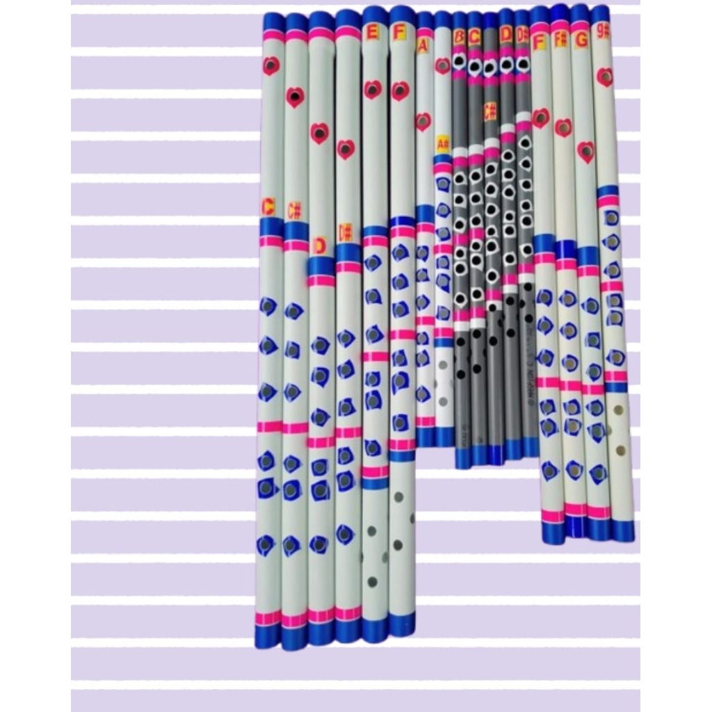 Seruling dangdut Pipa paralon PVC, bijian atau eceran, Suling bangsing