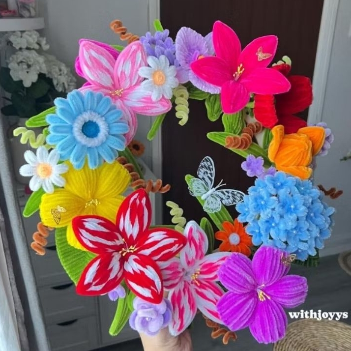 Hiasan Dinding - Hiasan Gantung - Hiasan Dinding Kawat Bulu - Hiasan Gantung Kawat Bulu - Hiasan Bun