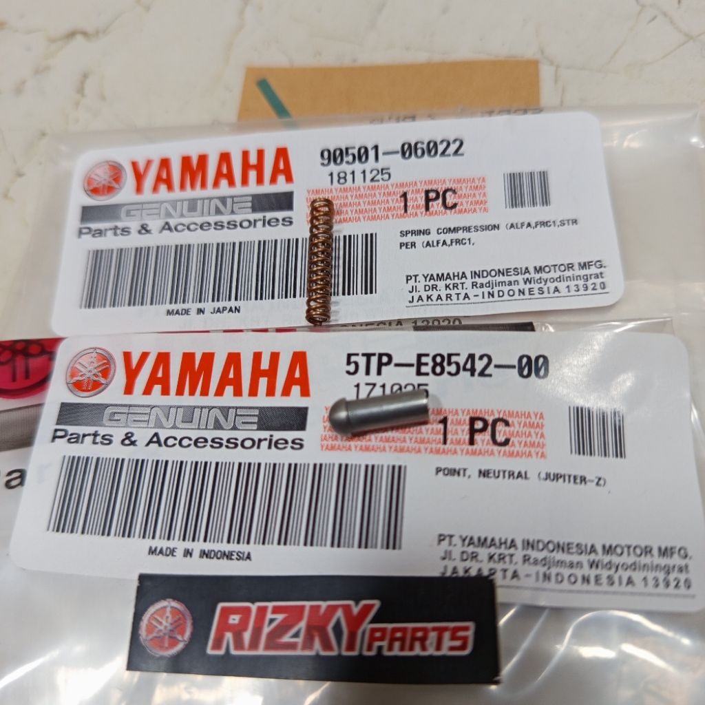 PER+POINT NETRAL F1ZR F 1ZR FORCE ALFA VEGA JUPITER |90501-06022 | 5TP-E8542-00