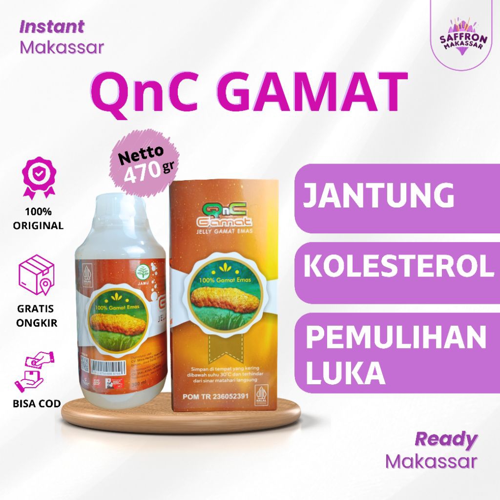 QNC GAMAT JELLY GAMAT EMAS 100% GAMAT EMAS