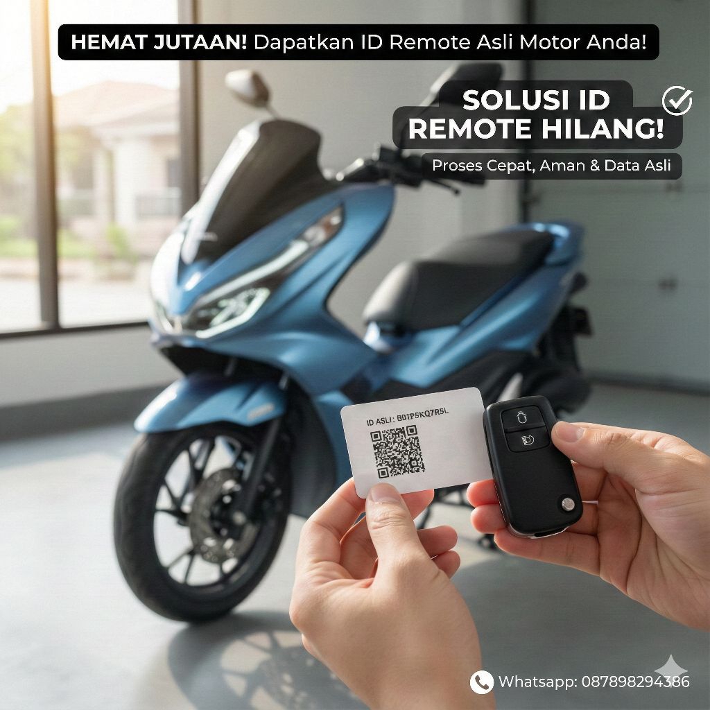 Jasa baca id remote motor keyless