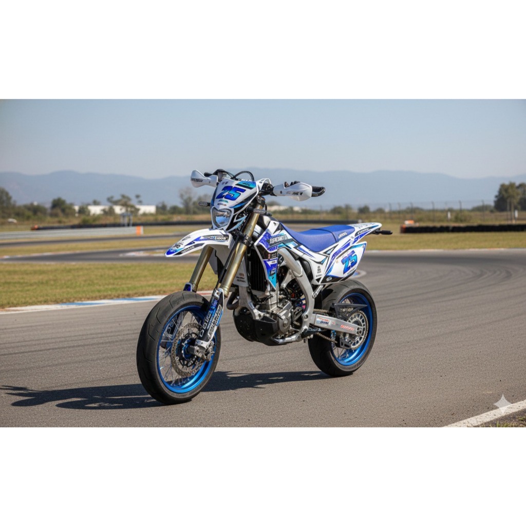 STICKER DECAL KLX DTRACKER 150 PUTIH DESIGN CUSTOM (BISA REQUEST) | stiker decal klx D-Tracker old b