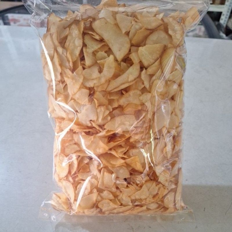 Keripik Singkong Patahan Rasa Balado Ori BBQ 500gr Cemilan Keluarga Kusuka