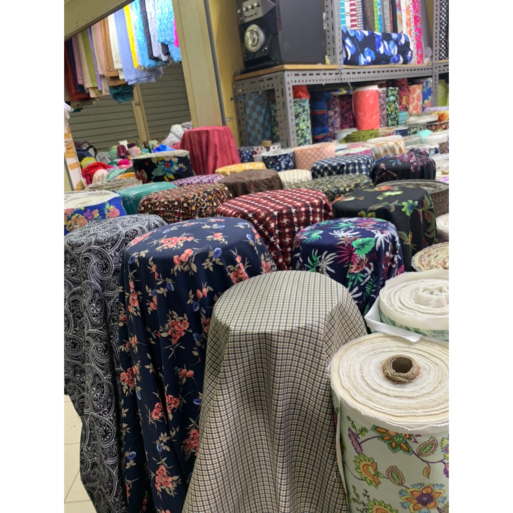 Bahan chinos twill motif/Kain chinos motif