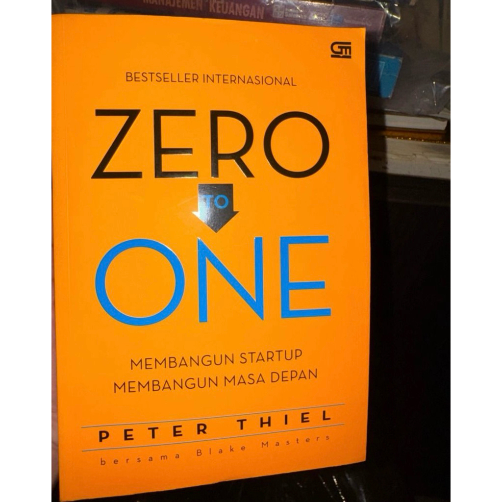 BUKU (preloved ori) ZERO TO ONE