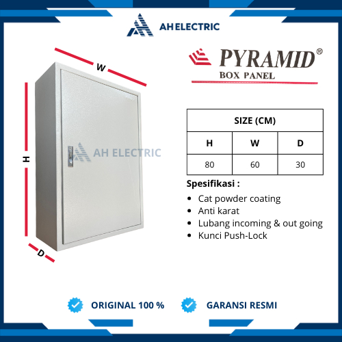 Pyramid Box Panel Indoor 60x80x30 cm / 60 x 80 x 30 cm / 80x60x30 cm / 80 x 60 x 30 cm | Box Panel L