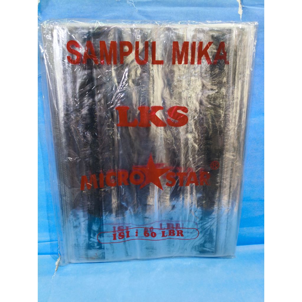 SAMPUL MICROSTAR MIKA LKS 10 lembar tebal / set