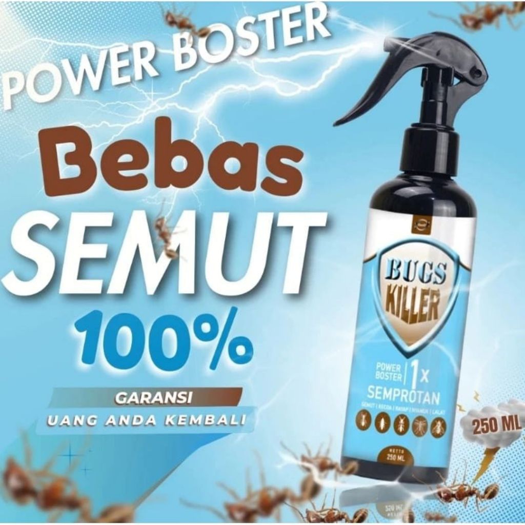 BUGS KILLER Racun Semut Super Ampuh Aman Digunakan Rumah & Resto 500ml