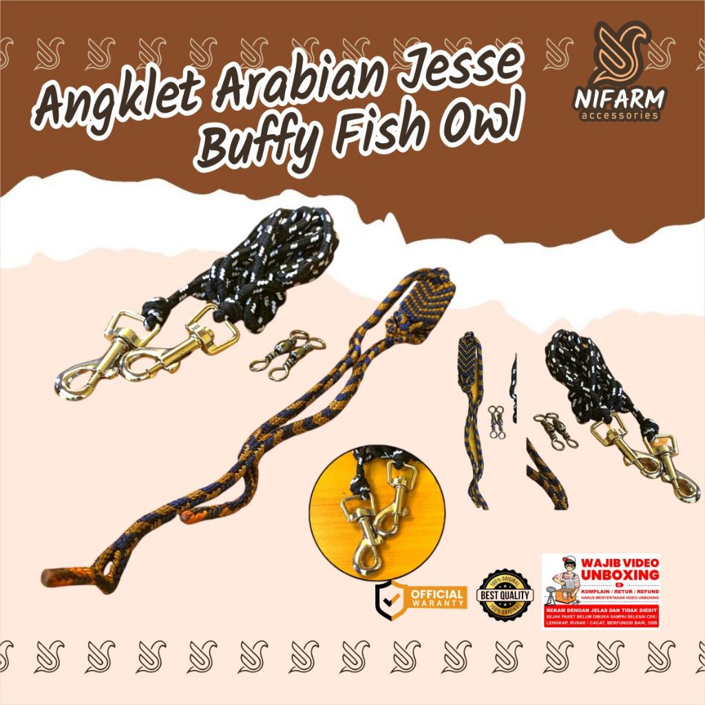 Angklet Arabian Jesse Buffy Fish Owl