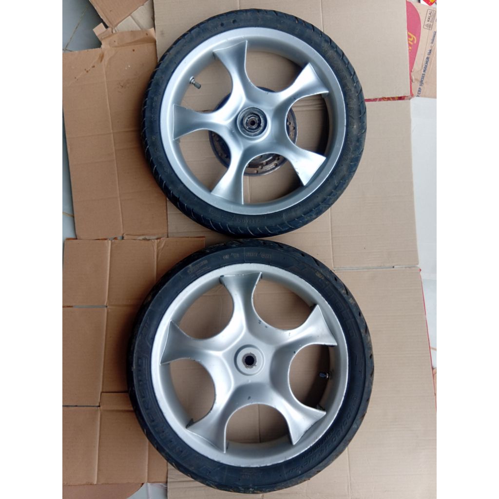 velg yamaha mio sporty variasi depan belakang