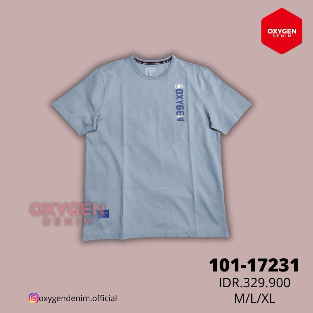 Oxygen Denim Original | Kaos Oxygen | Baju Oxygen | Baju Pria