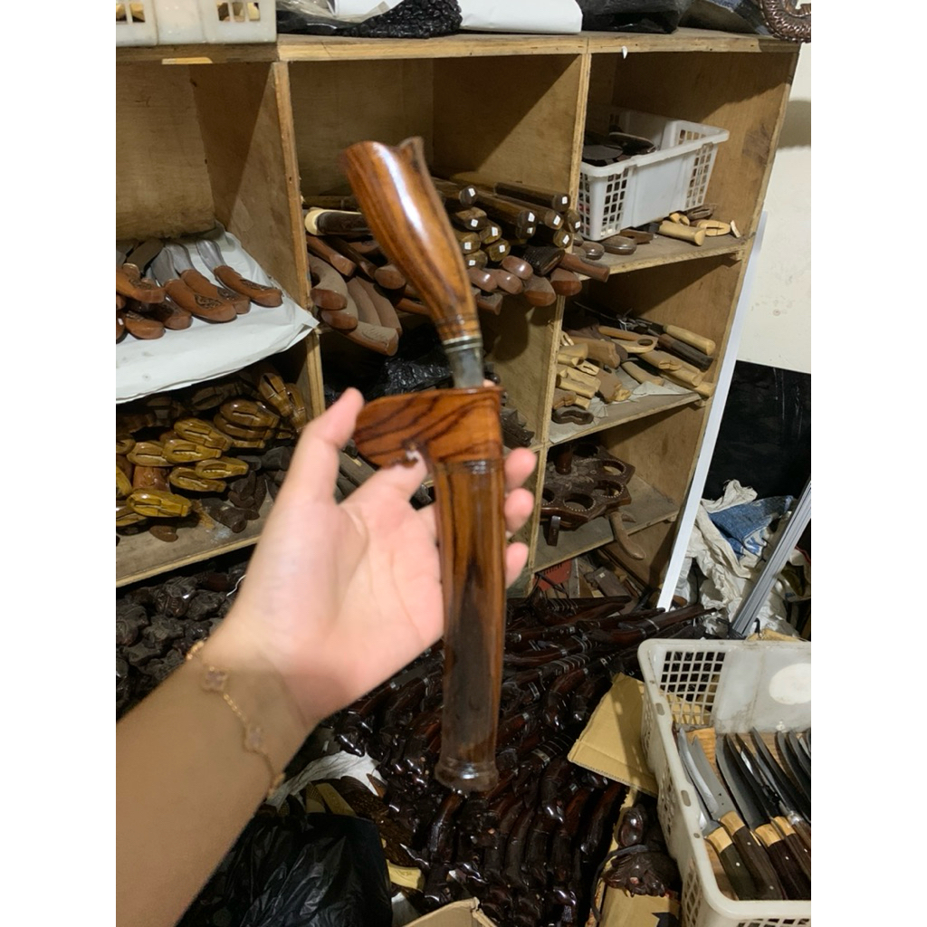 pisau BADIK | pisau koleksi | bilah pamor | kayu SONOKELING | pisau hias “bladeworks