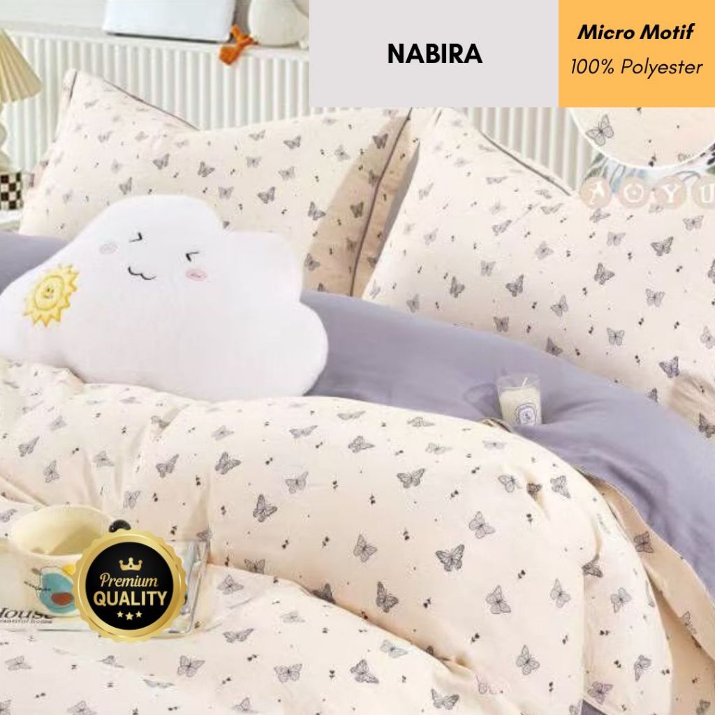 [MICROTEX] Bahan Kain Sprei Microtex Motif 100% NABIRA