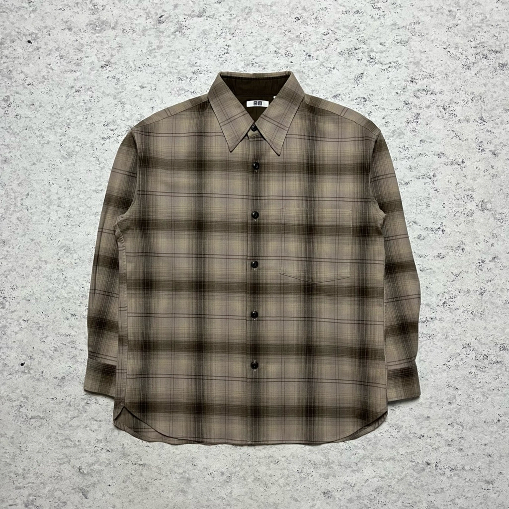 Kemeja Flanel Veterano Uniqlo U Veterano Flannel Shirt