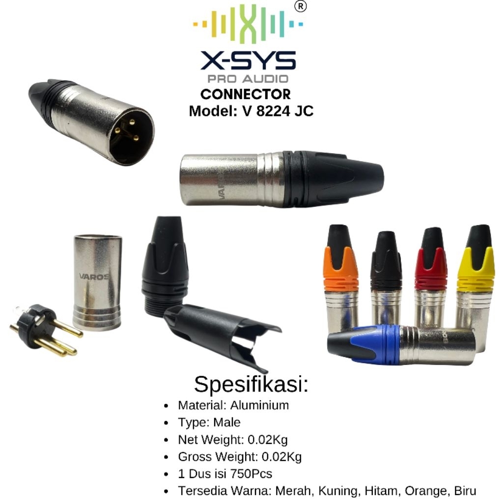 Jack Canon/ konektor Audio microphone xlr