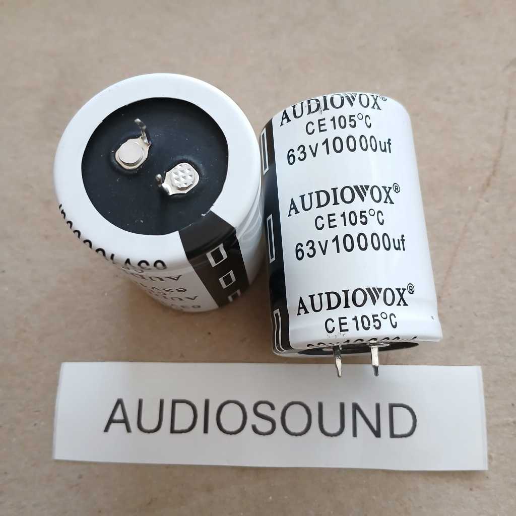 ELCO 10000uF 63V  AUDIOVOX PUTIH