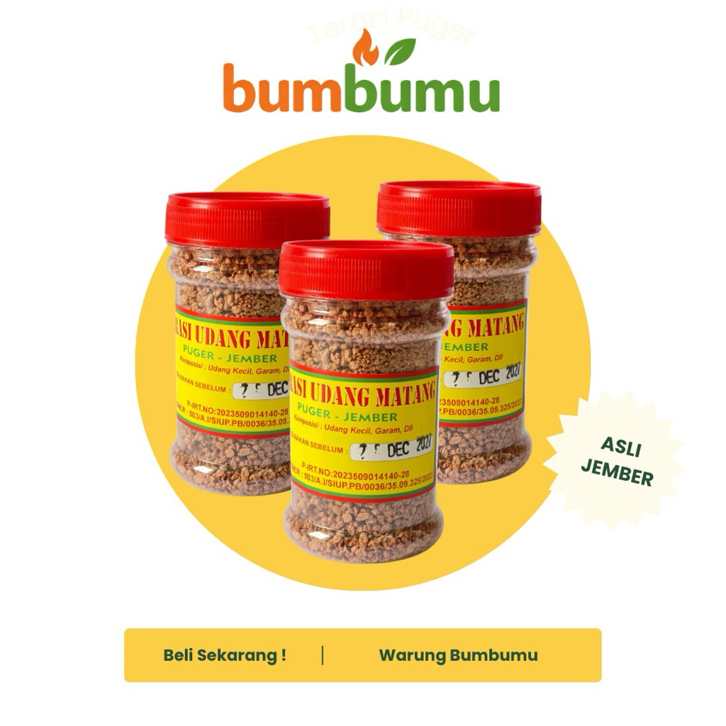 Terasi Udang Puger Cap Jempol Matang 100gr