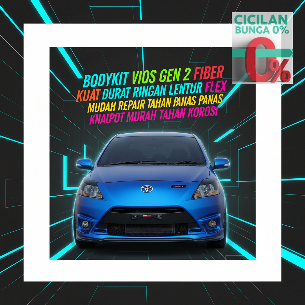 bodykit Vios gen2 body kit toyota vios 2007 2008 2009 2010 2011 custom