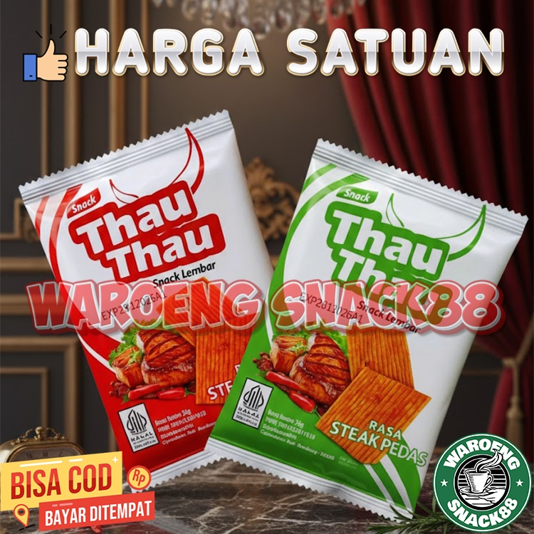 Snack Pedas Thau Thau Latiao Halal 100% / Latio Snack Lembar Kulit Kembang Tahu - Waroeng Snack88