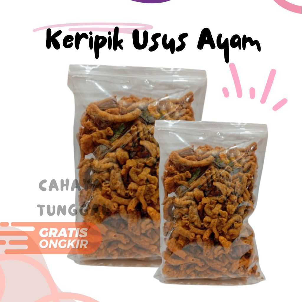 KERIPIK USUS AYAM BALADO KRIPIK USUS AYAM PEDAS BALADO SNACK