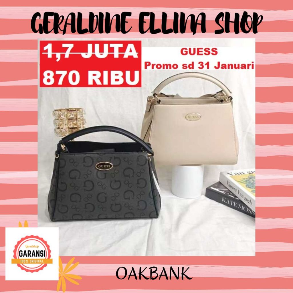 Tas Guess wanita satchel bag ORIGINAL 100% sale OAKBANK
