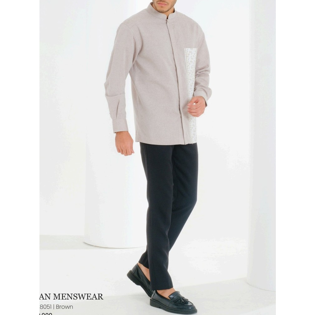 Shafira - Keyaan Menswear | Baju Koko Atasan Tangan Panjang Pria