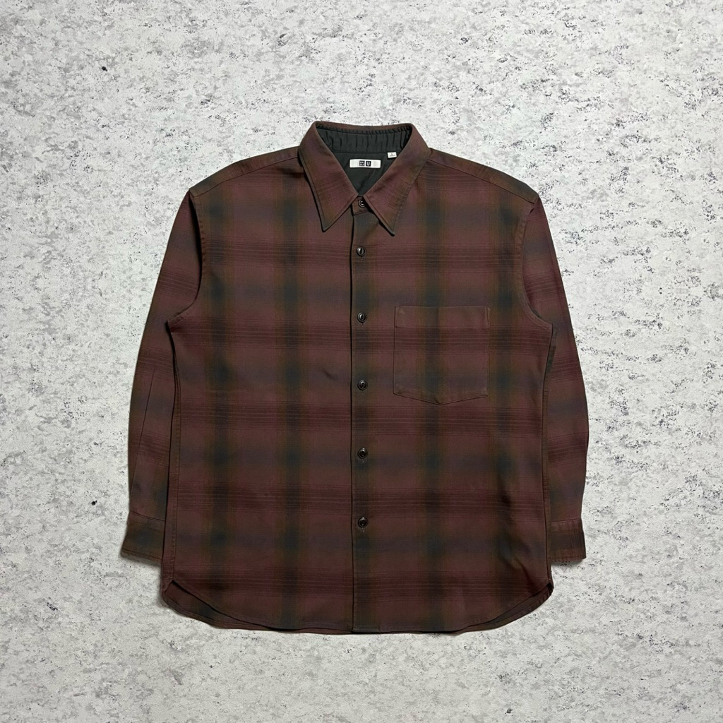 Kemeja Flanel Veterano Uniqlo U Veterano Flannel Shirt