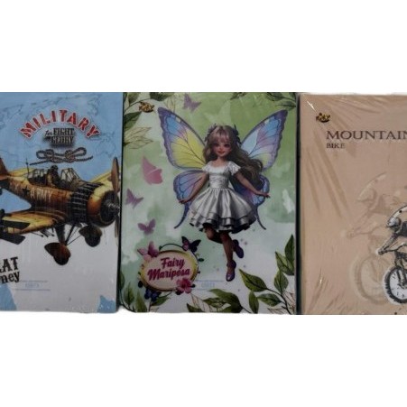 Buku Tulis KIKY X-File 38 lembar 1 pak 10pcs / Cover Plastik (Warna) - X-file 38 cewek