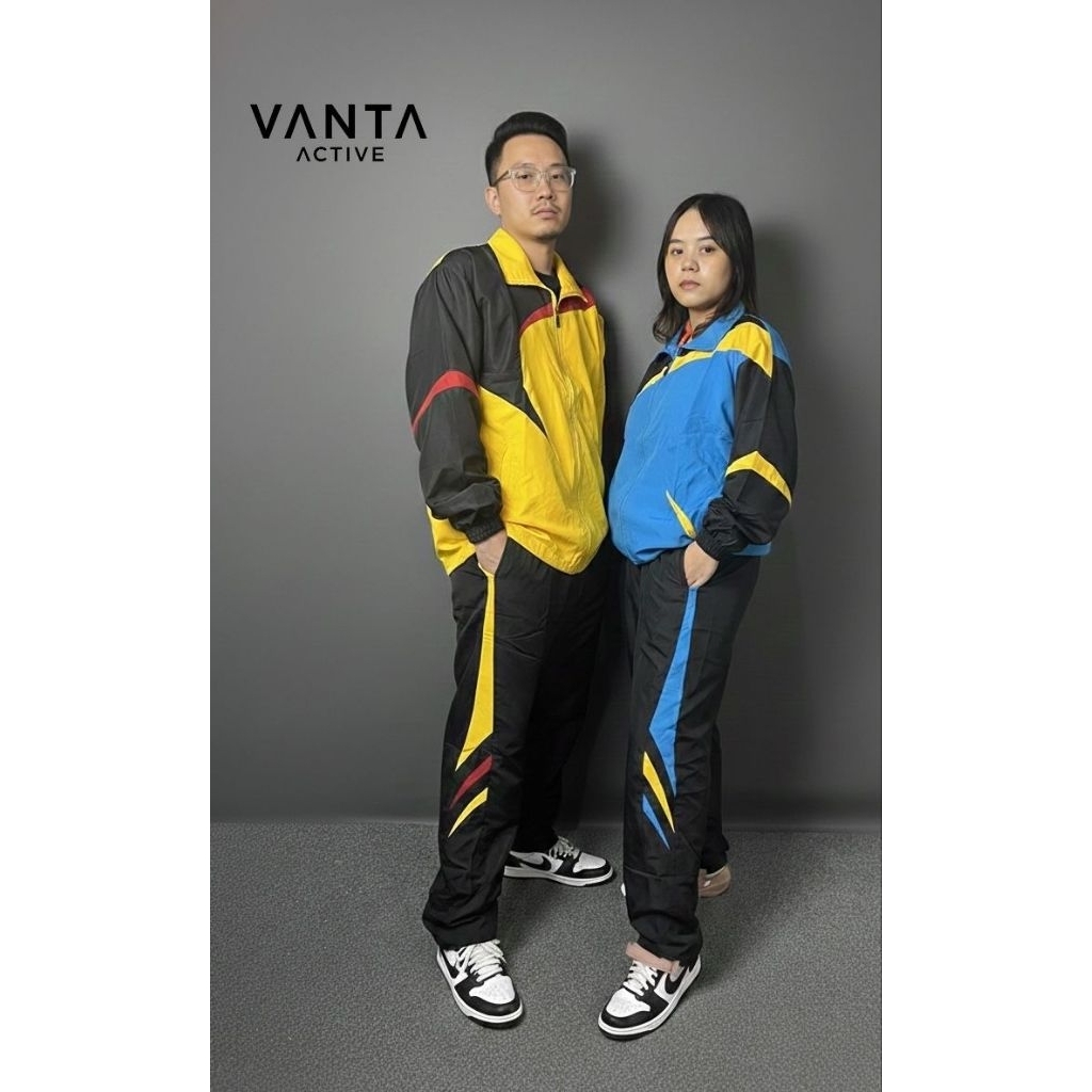 Setelan Jaket Olahraga Pria Wanita / Jaket Celana Traning / Setelan Baju Running Sport Valentino