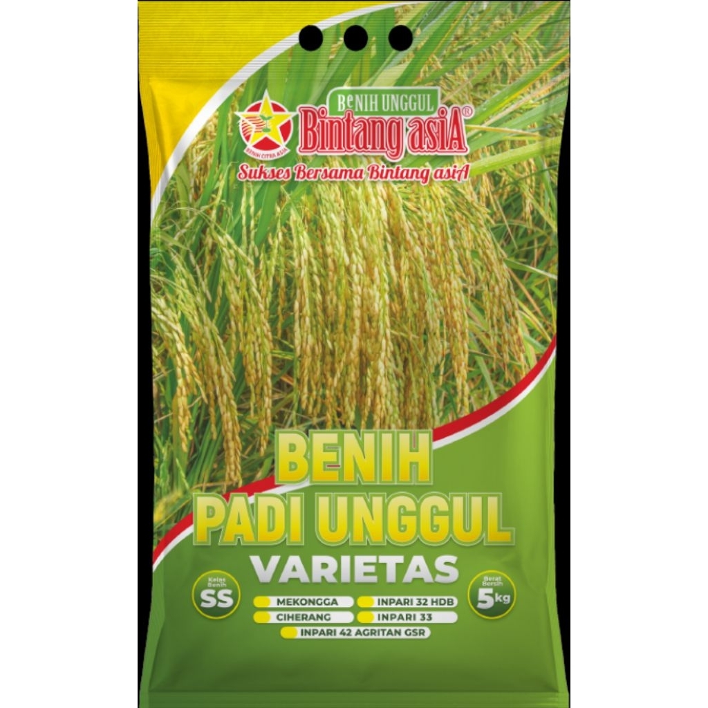 Benih Padi Hibrida Inpari 32 Bintang Asia