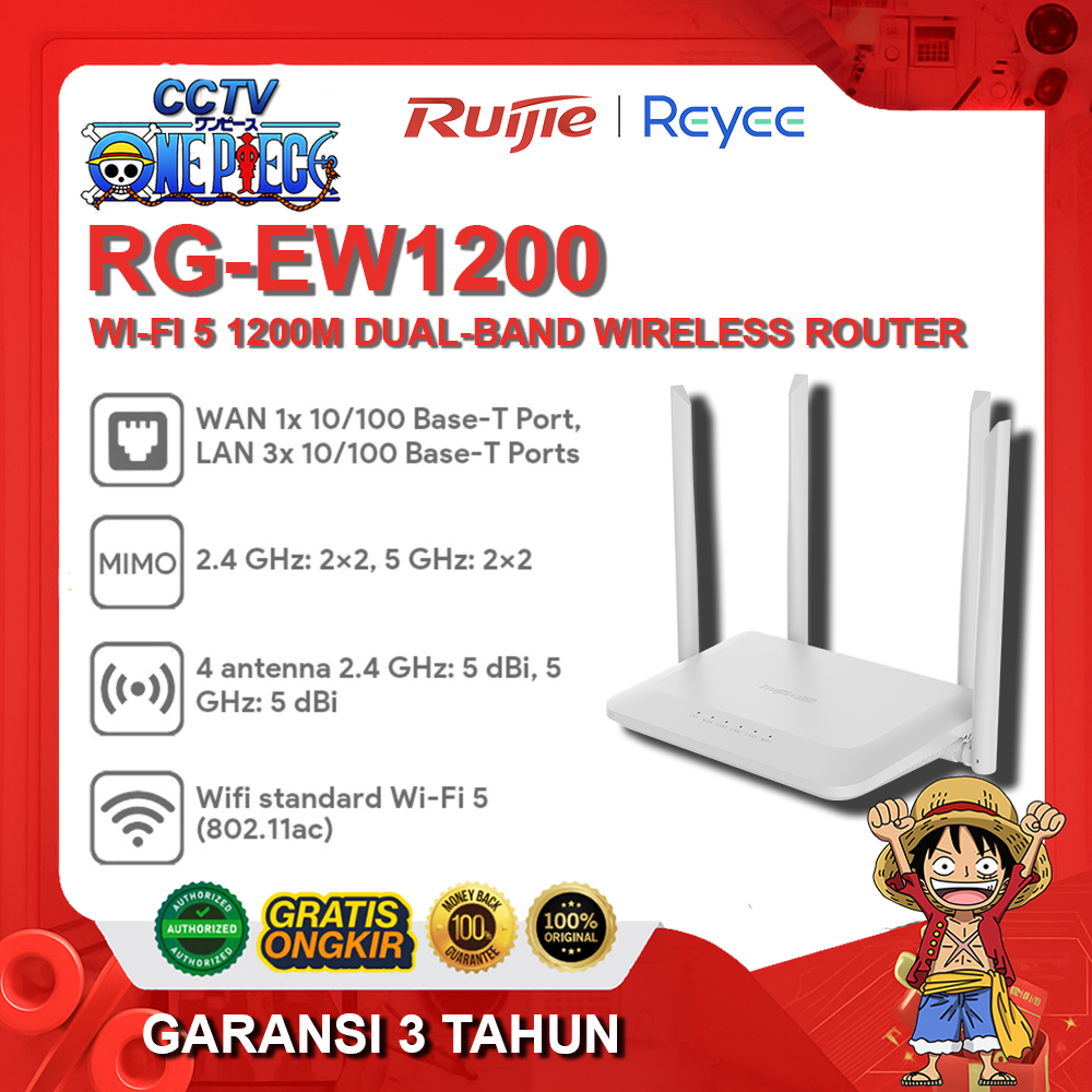 Ruijie Reyee RG-EW1200 Dual Band 1200Mbps Router