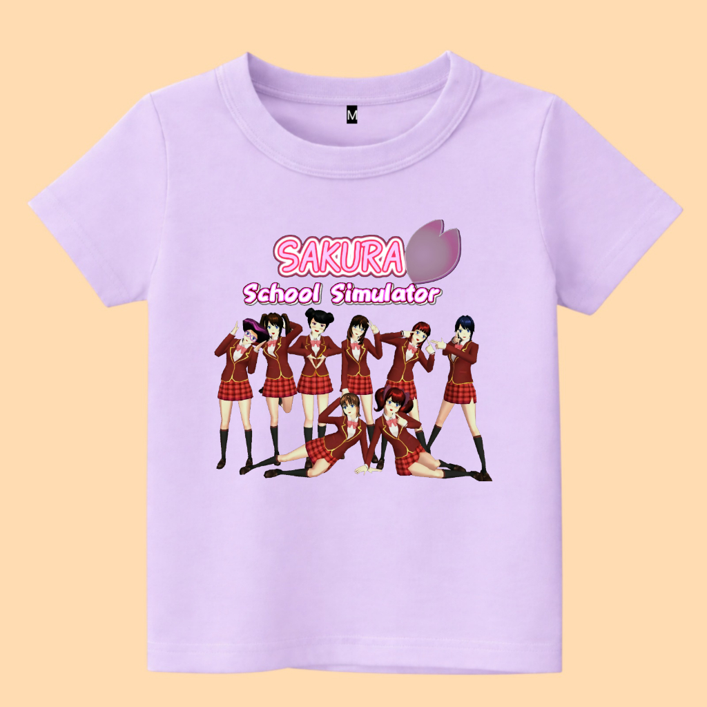 Baju kaos anak sakura school simulator