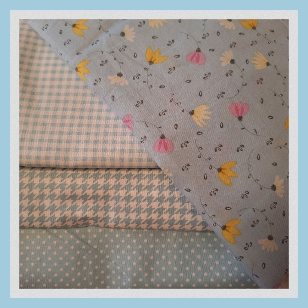 1 SET KAIN PERCA KATUN JAPAN DESIGN TOKAI SENKO ORIGINAL