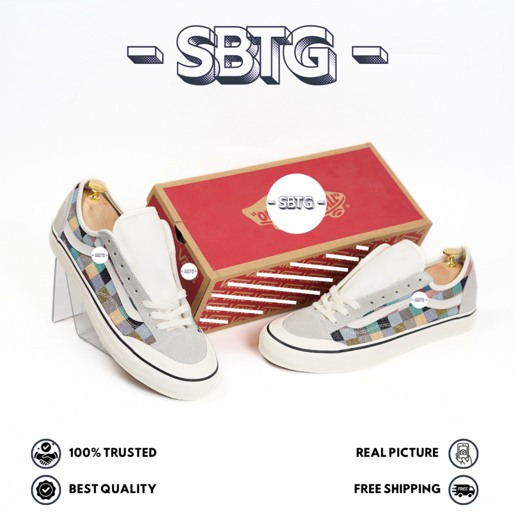 SBTG - Sneakers Vans Os Style 36 Multicolor Series Pria Made In China 100% BNIB