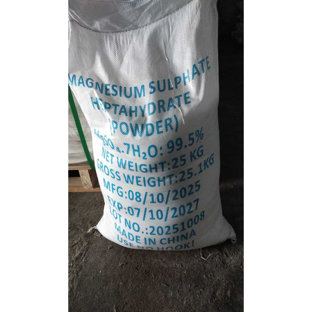 Dolomit Kapur Pertanian MgSo4 kemasan 25 kg