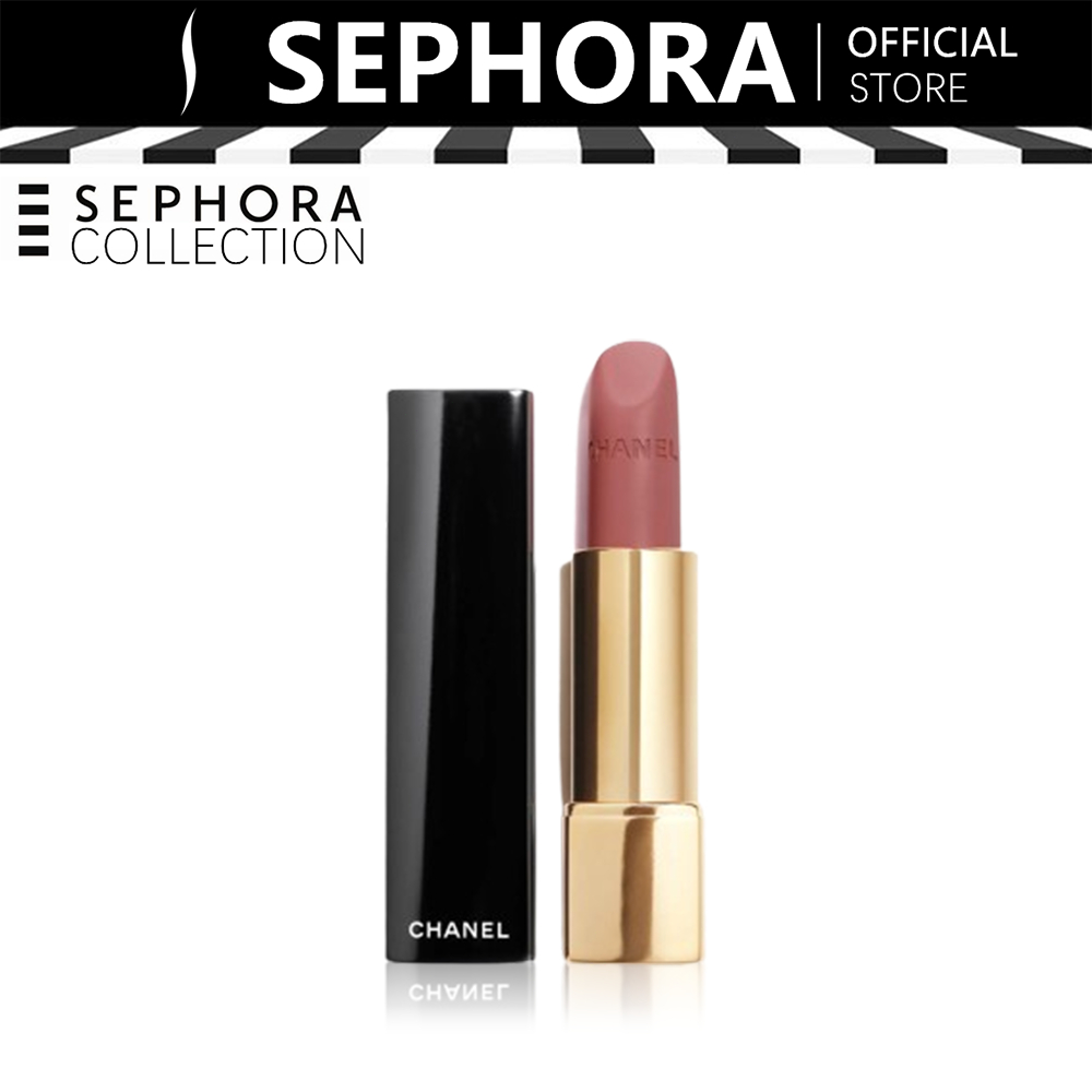 CHANEL Rouge Allure Velvet Lipstick 3.5g Matte Longwear Jojoba Oil Banyak Warna