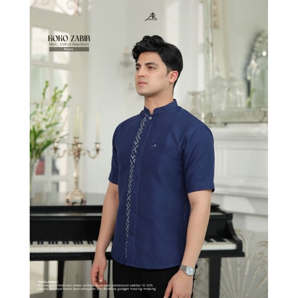 Koko Arrafi Kemeja Koko polos Arrafi Atasan polos Koko Zabir Arrafi