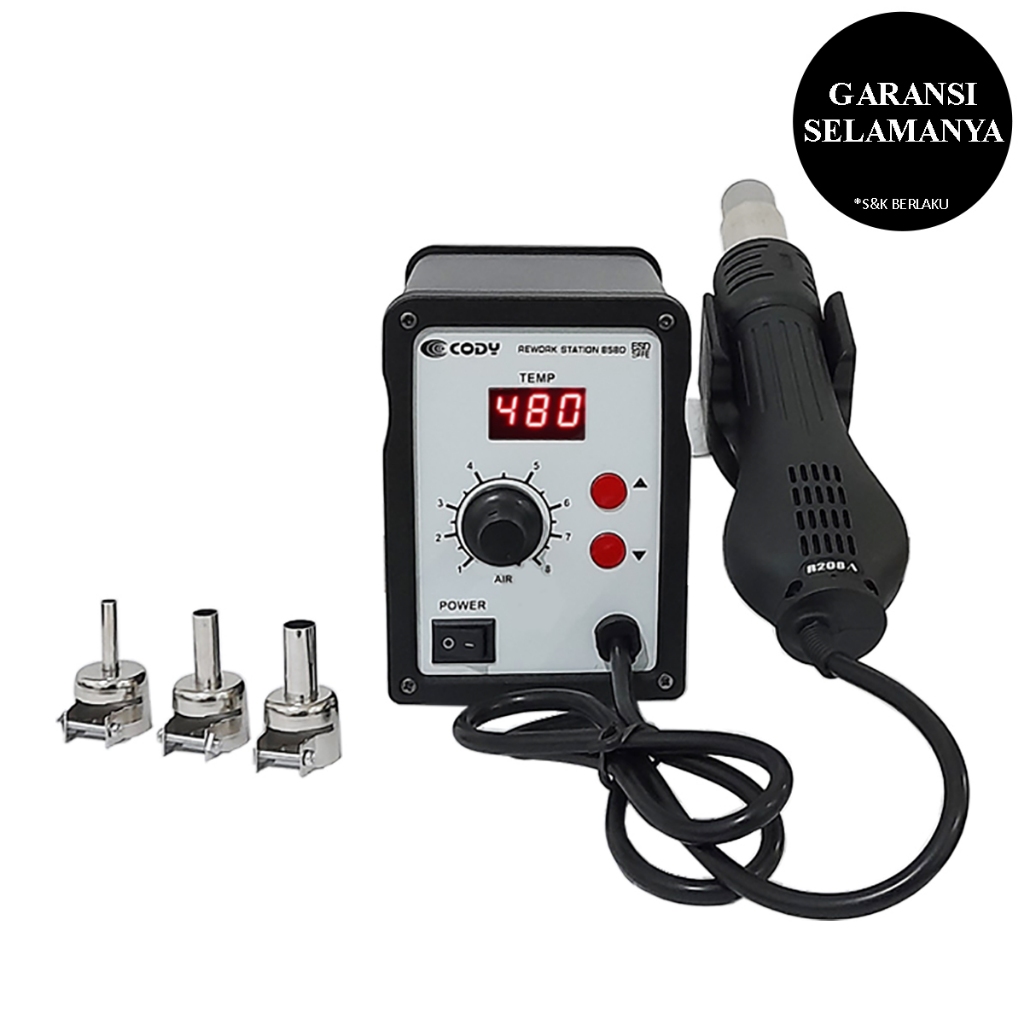 Solder Uap Blower HP Digital CODY 858D