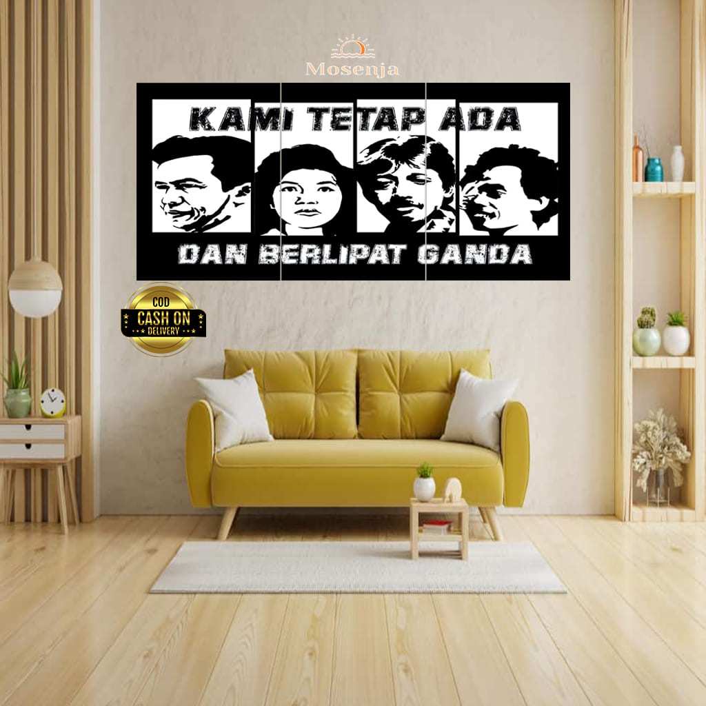 HIASAN DINDING Kamar Poster Kayu AKTIVIS Wall decor