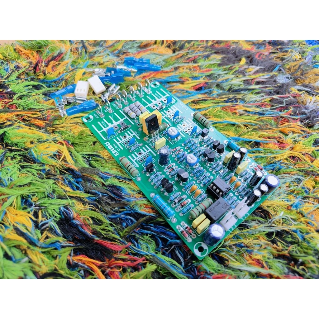 PCB ples komponen driver power kremes cloning power CRESS audio KX900 tanpa Tr driver